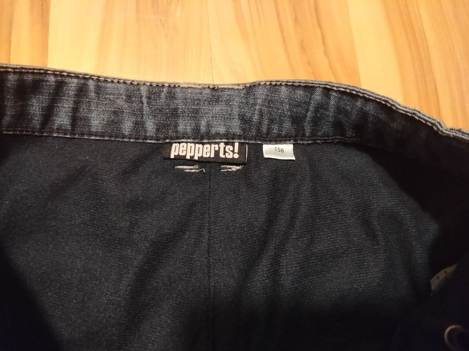 Ocieplane jeansy 158 Pepperts chłopięce pas 38-40 dł 100