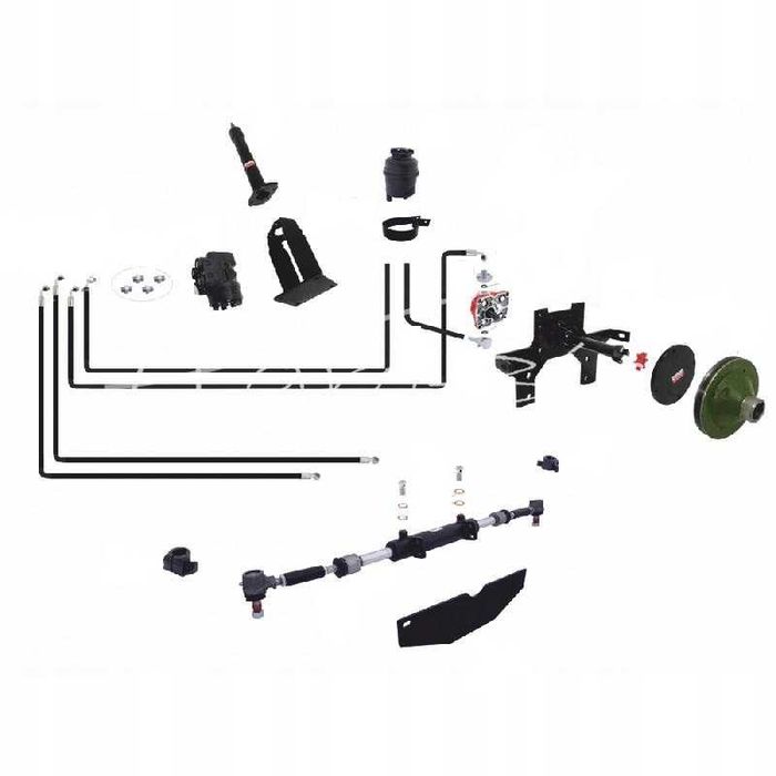 Wspomaganie C-360 Napęd Z Wału Kardana Siłownik Między kołami Zestaw