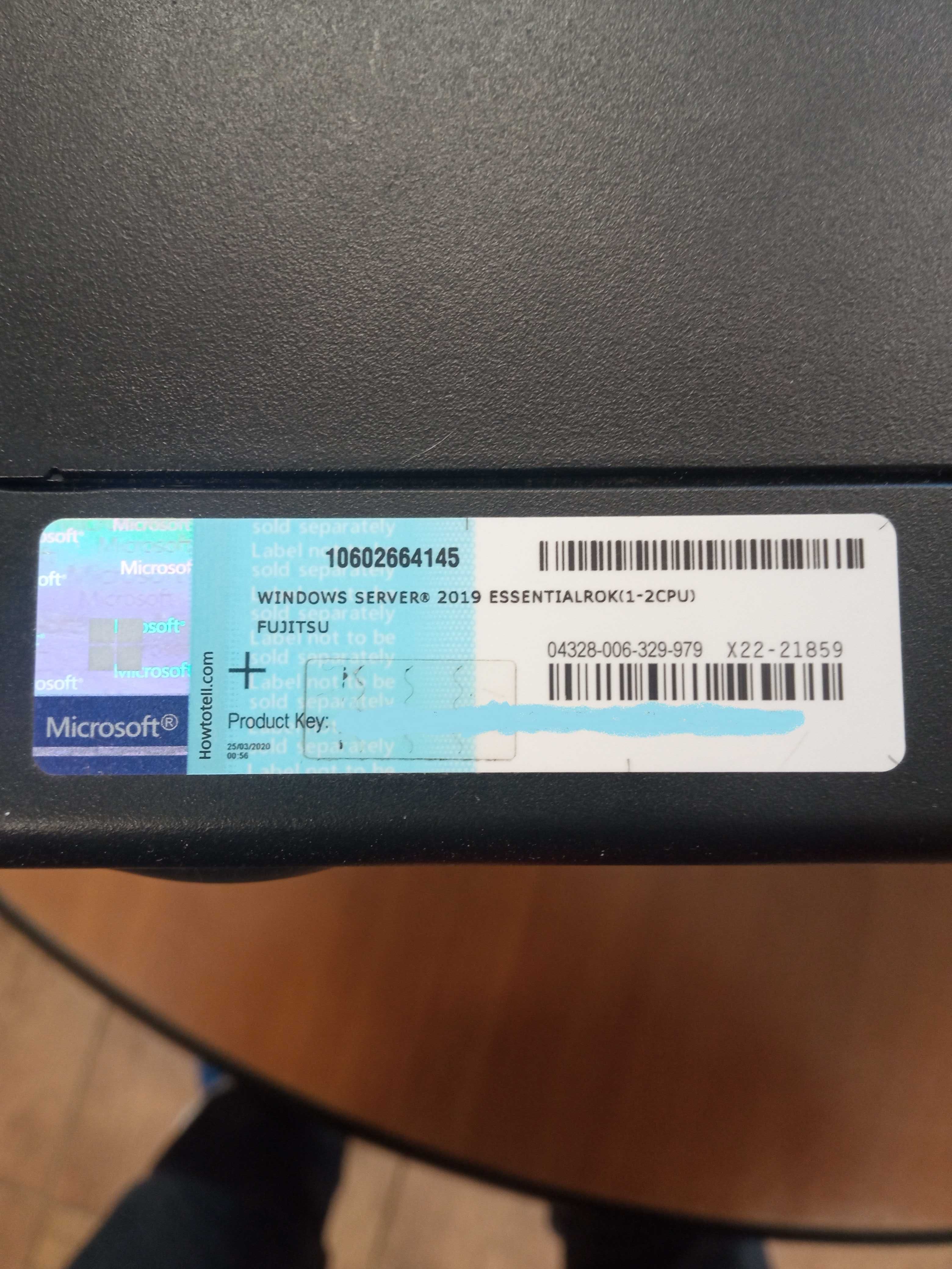 Serwer FUJITSU PRIMERGY TX1320 M4 Intel E-2234/12GBDDR4/2xSSD480GB