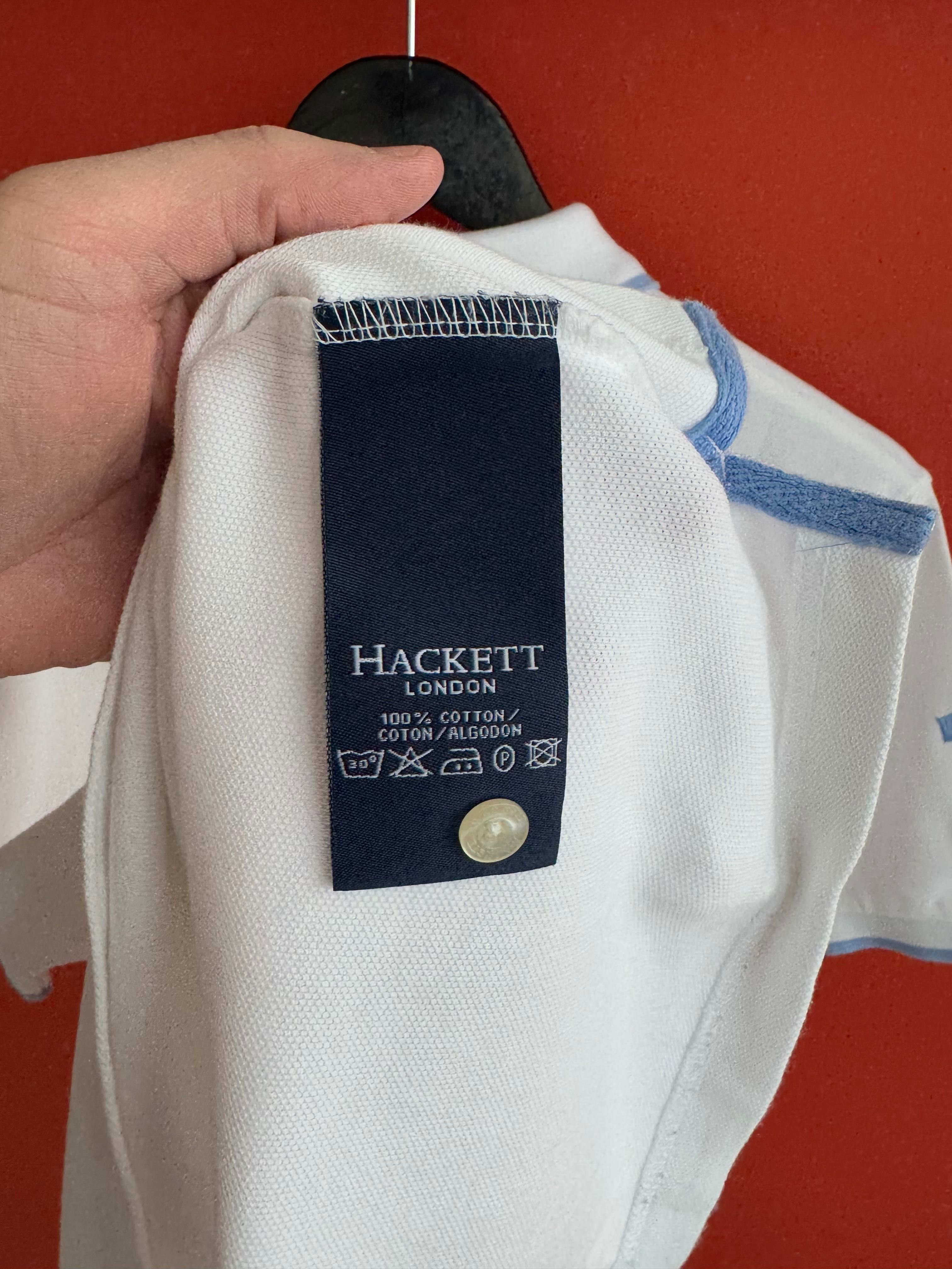 Hackett London чоловіча футболка з воротником комірцем розмір M БУ