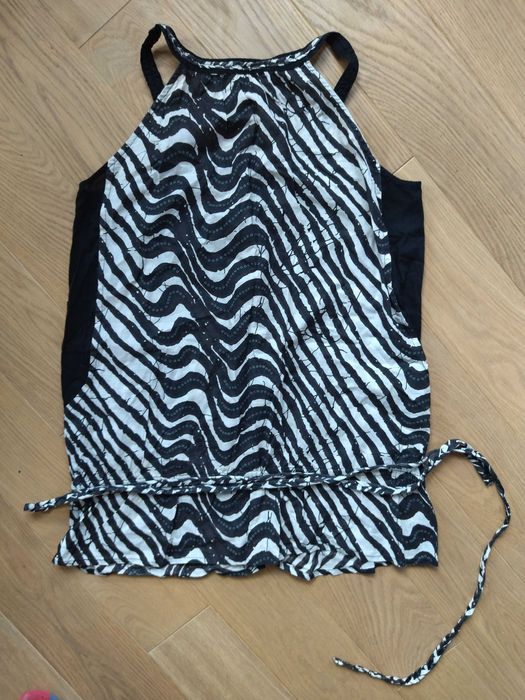 Top typu halter, ala zebra, z paskiem, L, Cache cache