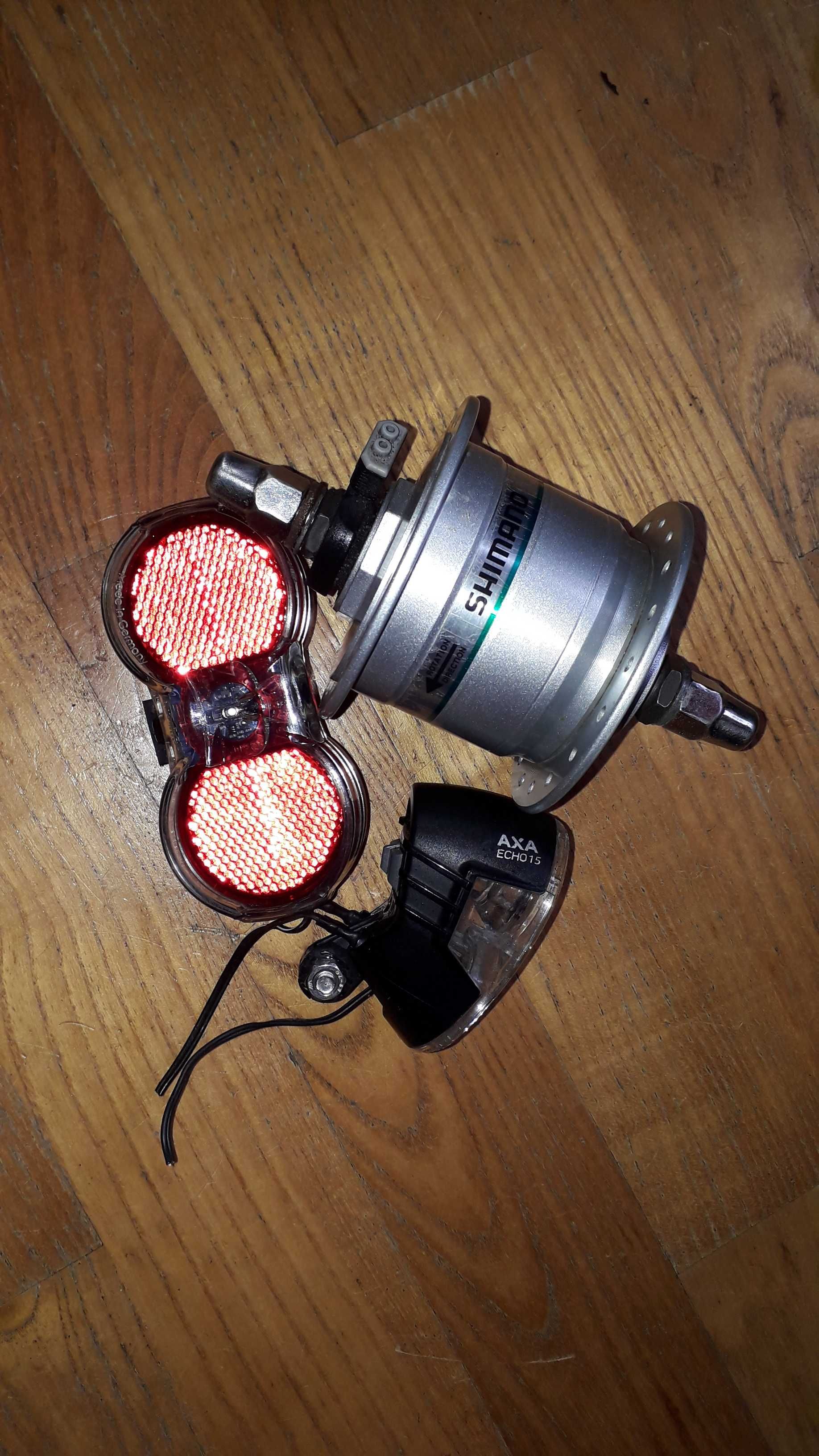 Shimano  dynamo  w piaście