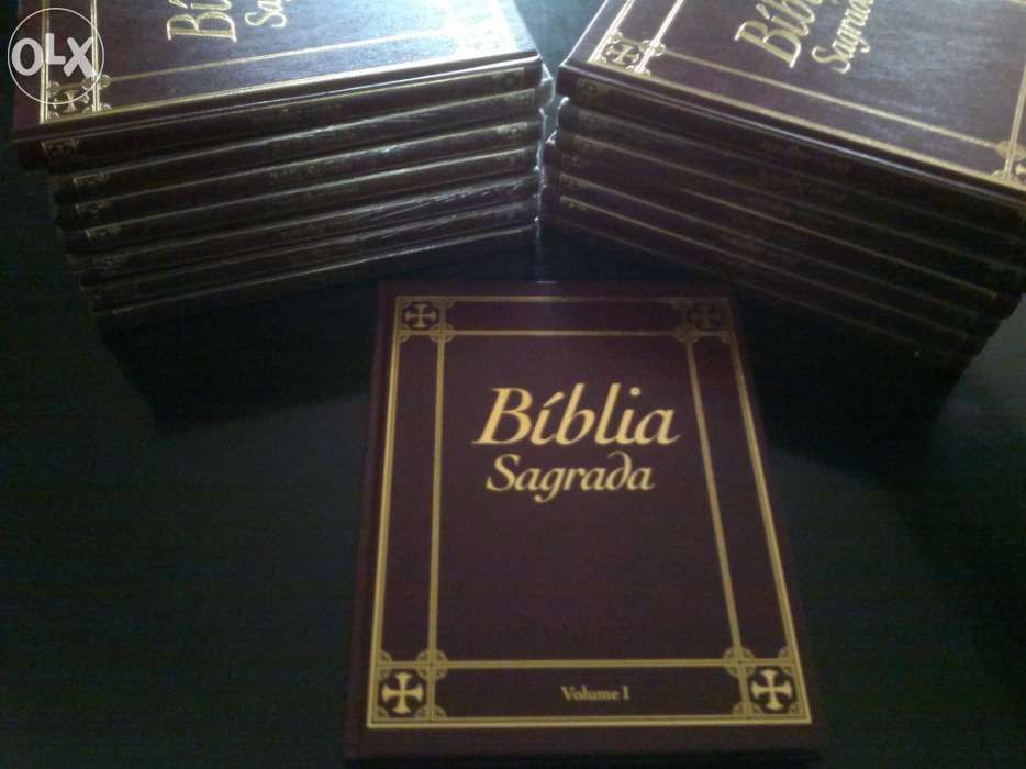 Bíblia em 15 vol. - edição de luxo ilustrada - novo
