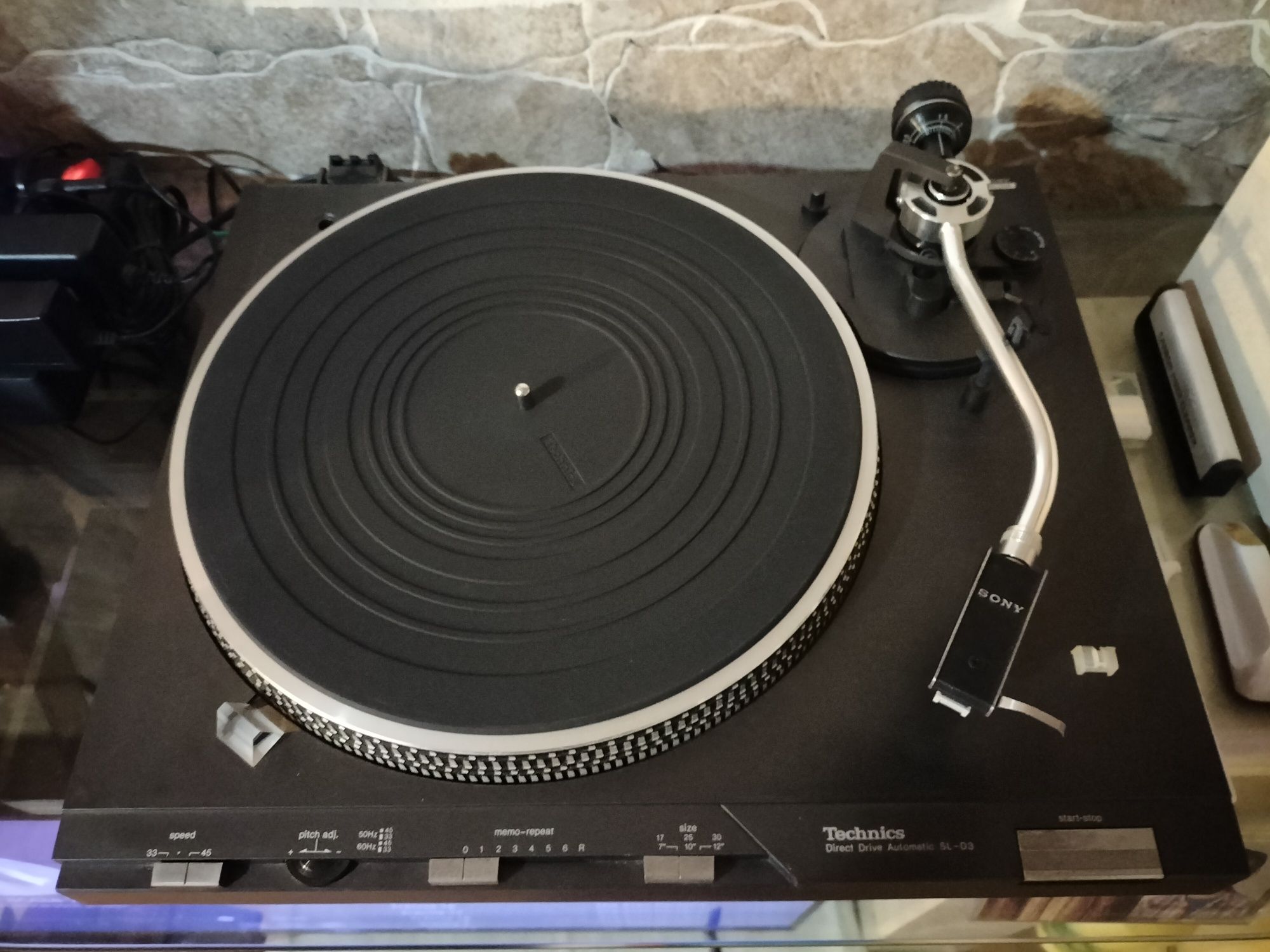 Giradiscos Technics SL-D3 Directdrive e Replay