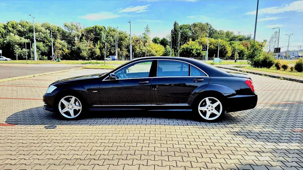 Mercedes-Benz Klasa S Long 4x4 Bezwypadkowy Pakiet AMG Distronic Airmatic Kamera Masaże TV