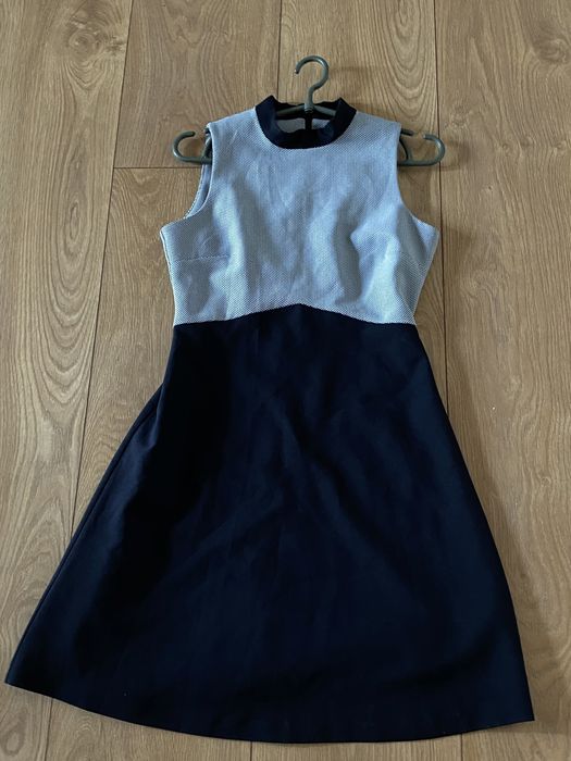 Сукня плаття в діловому стилі темно синього кольору