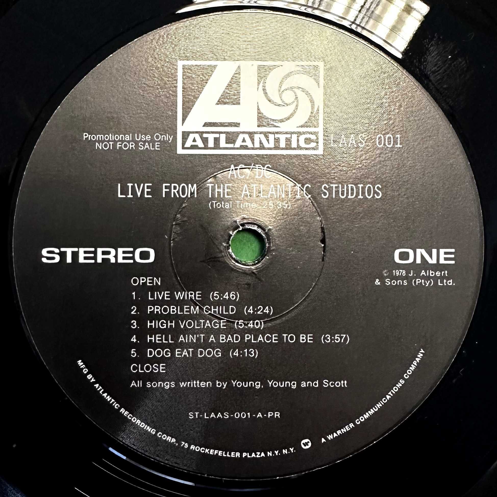 AC/DC - LIVE from the Atlantic Studio (Vinyl, 1978, US)