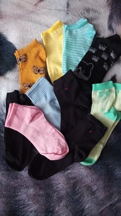 Носки ,следы женские-10 щтук-115 грн