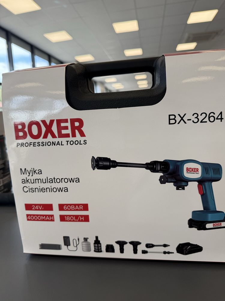 Myjka ciśnieniowa BOXER BX-3264, 2 baterie 1300mAh20–25 bar, walizka