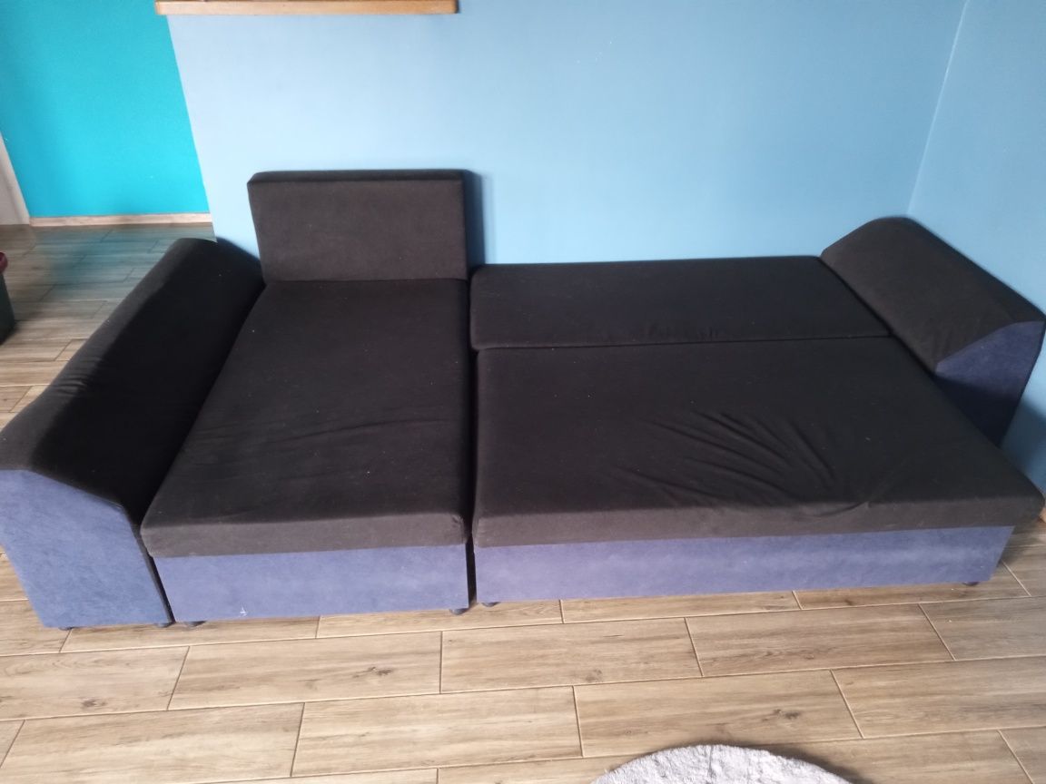 Sofa narożnik z funkcją spania