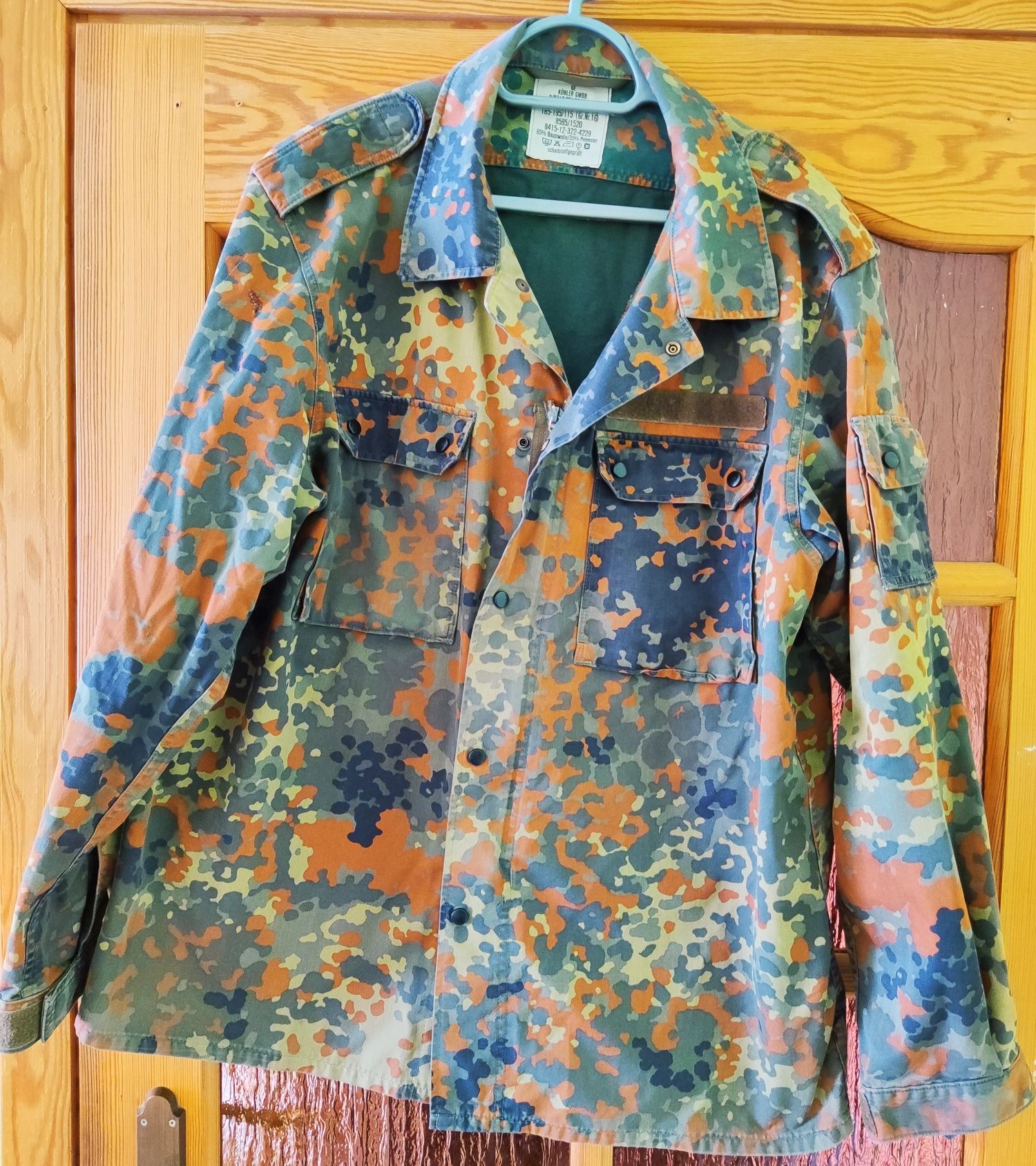 Bluza Bundeswehry w kamuflażu flectarn, gr. 16