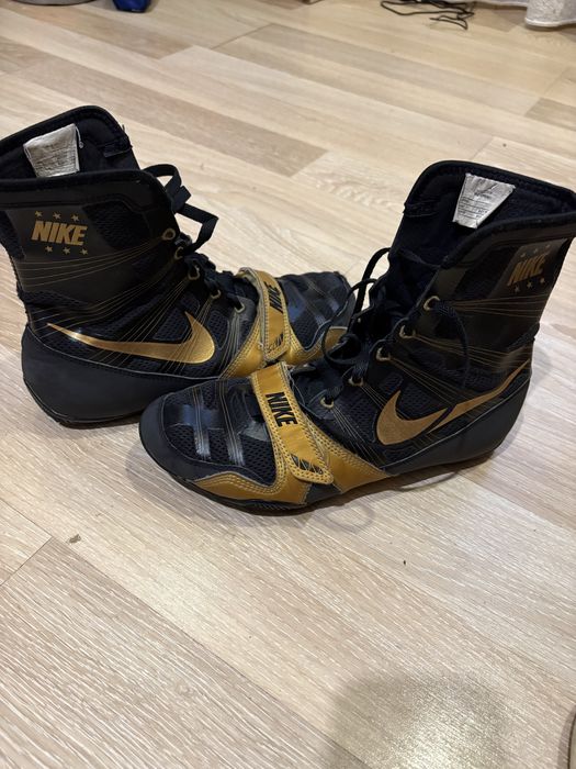 Боксерки Nike hyperko 1 black gold