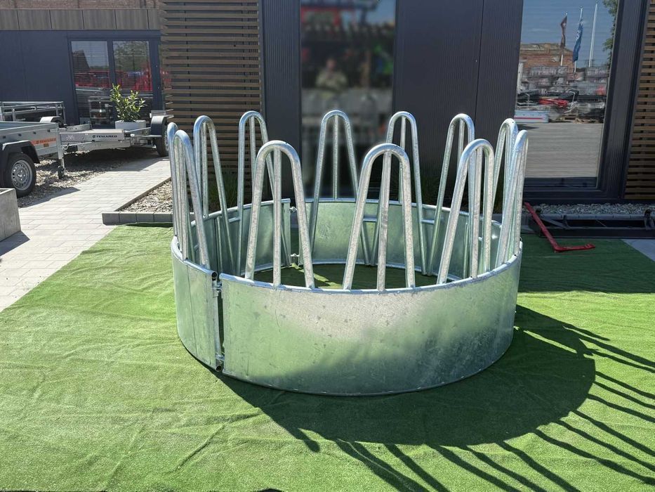 Paśnik dla bydła koni okrągły 9 12 18 stanowisk do krów łąkowy