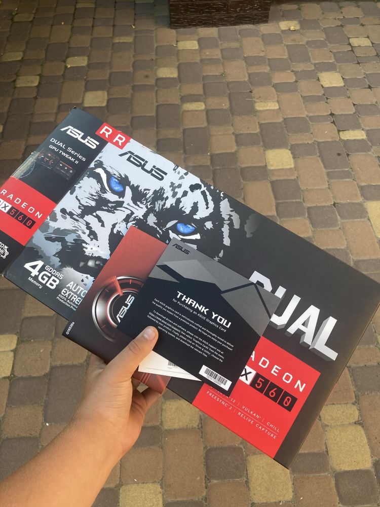 Відеокарта Asus Dual RX560 4gb GDDR5
