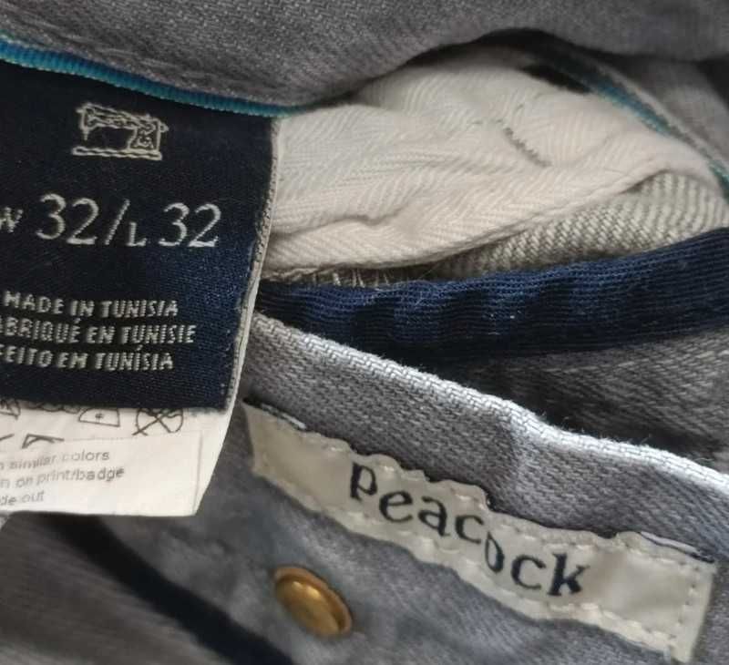 Scotch & Soda Amstedams Blauw ralston W32L32 szare jeansy straight