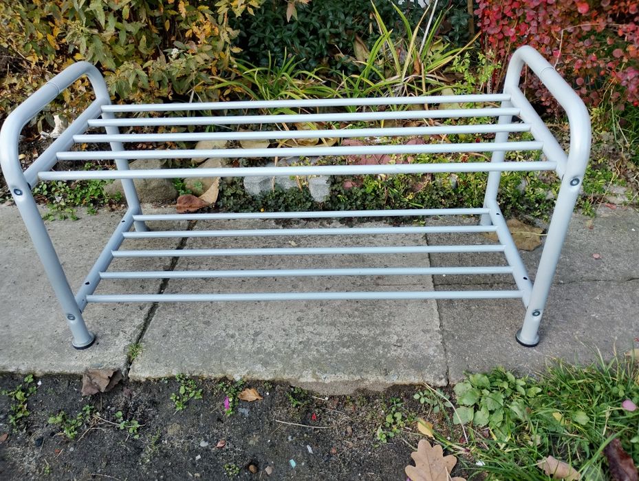 Półka na buty metalowa 75cm X 33cm X wysoka 39cm