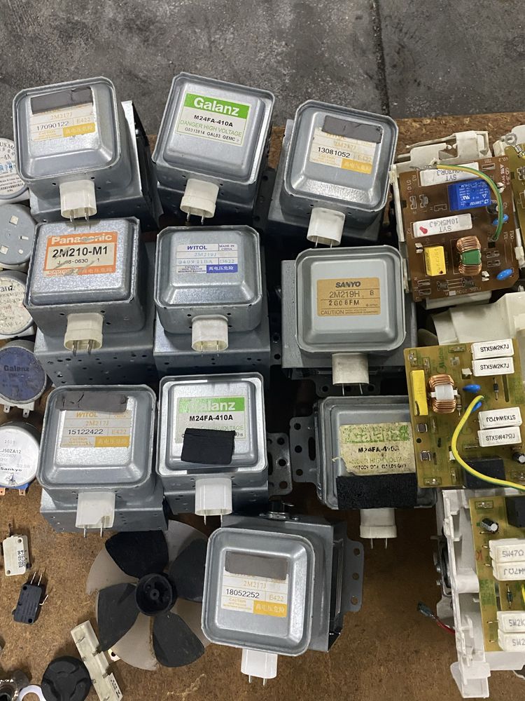Peças para microondas