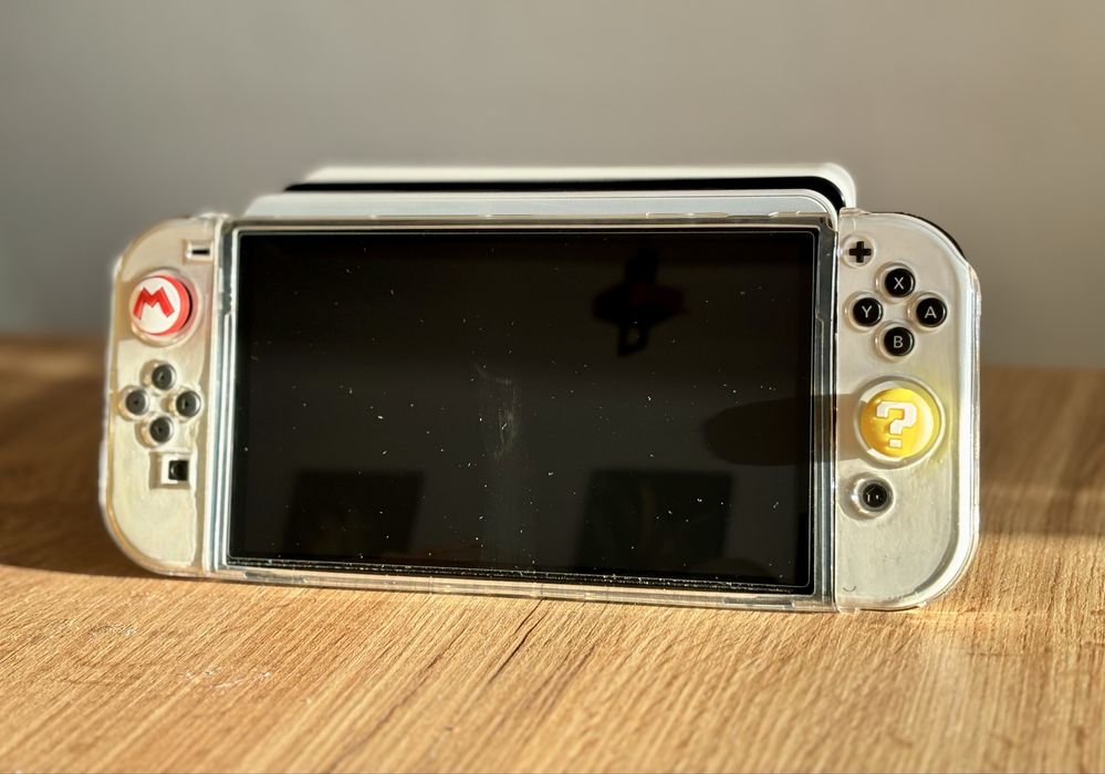 Nintendo switch oled - kompletny zestaw - gwarancja 2026 gratis gra