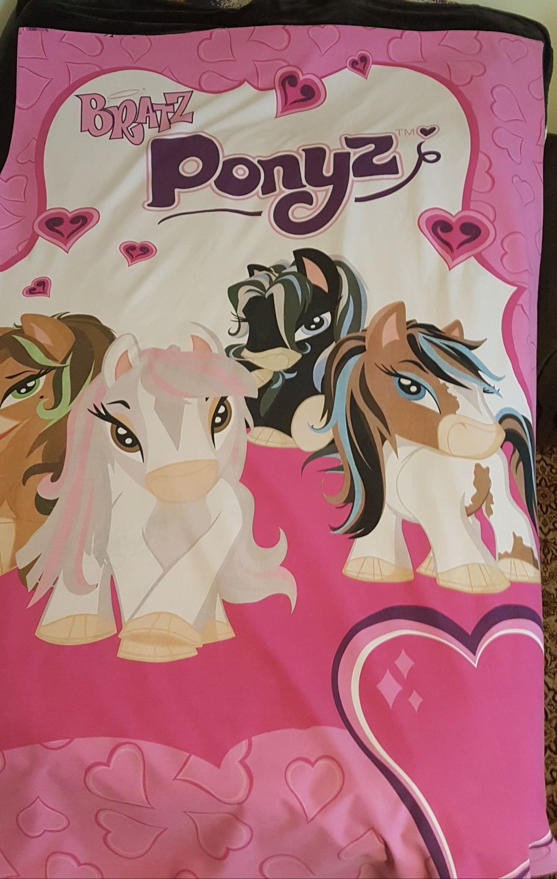 Pościel dziecięca singiel -licencjonowana "Bratz Ponyz"