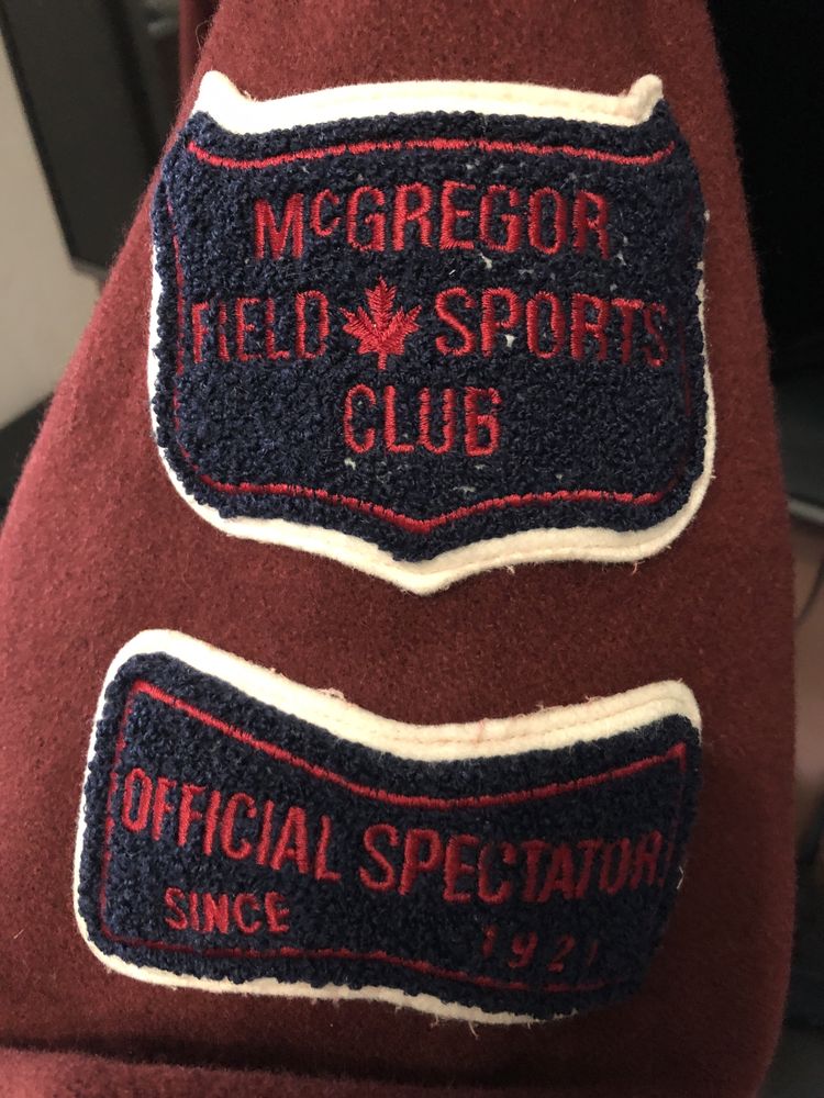 Бомбер шерстяний теплий вінтаж McGregor