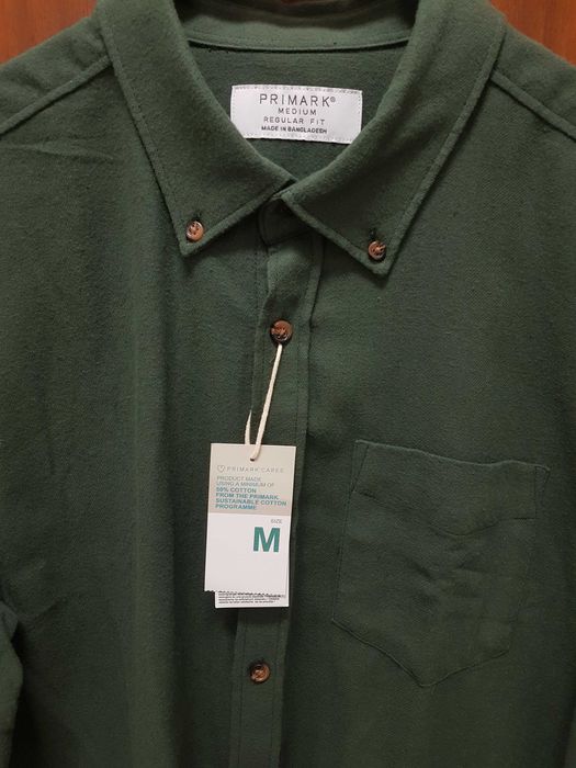 Camisa homem manga comprida verde mocidade portuguesa NOVA A ESTREAR