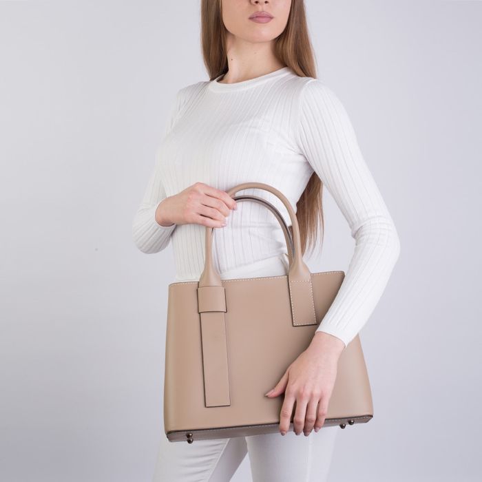 Большая сумка-тоут Virginia Conti цвет тауп