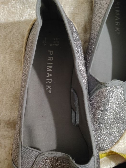 Espadryle brokatowe Primark rozm.37