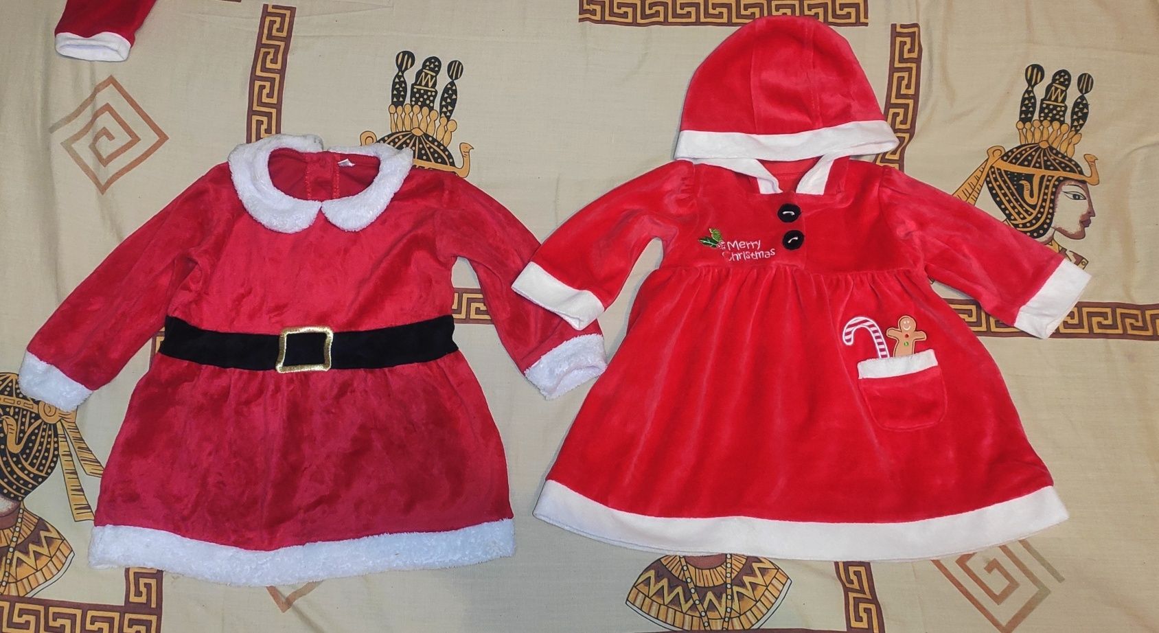 Карнавальный костюм платье новогоднее Санта дед Мороз