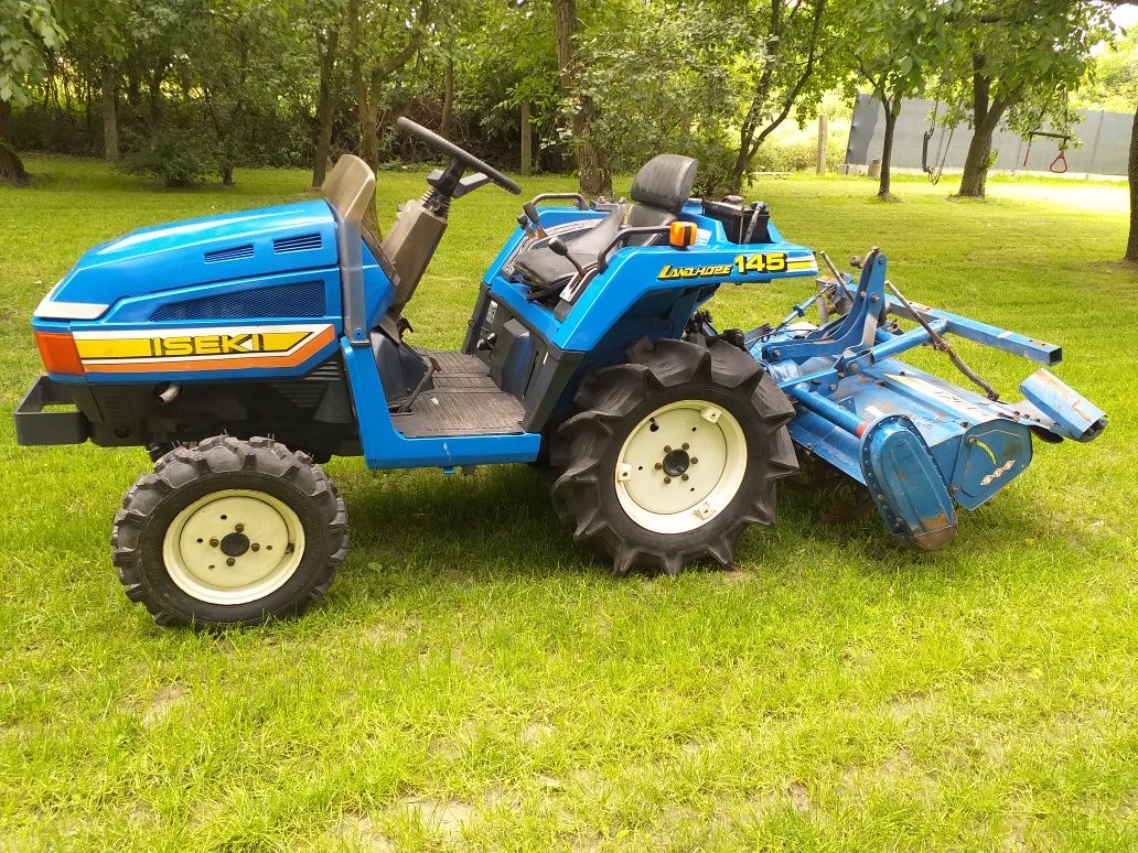 Mini Traktorek Iseki Landhope 145 15km 4x4 z glebogryzarką 120cm Orgin