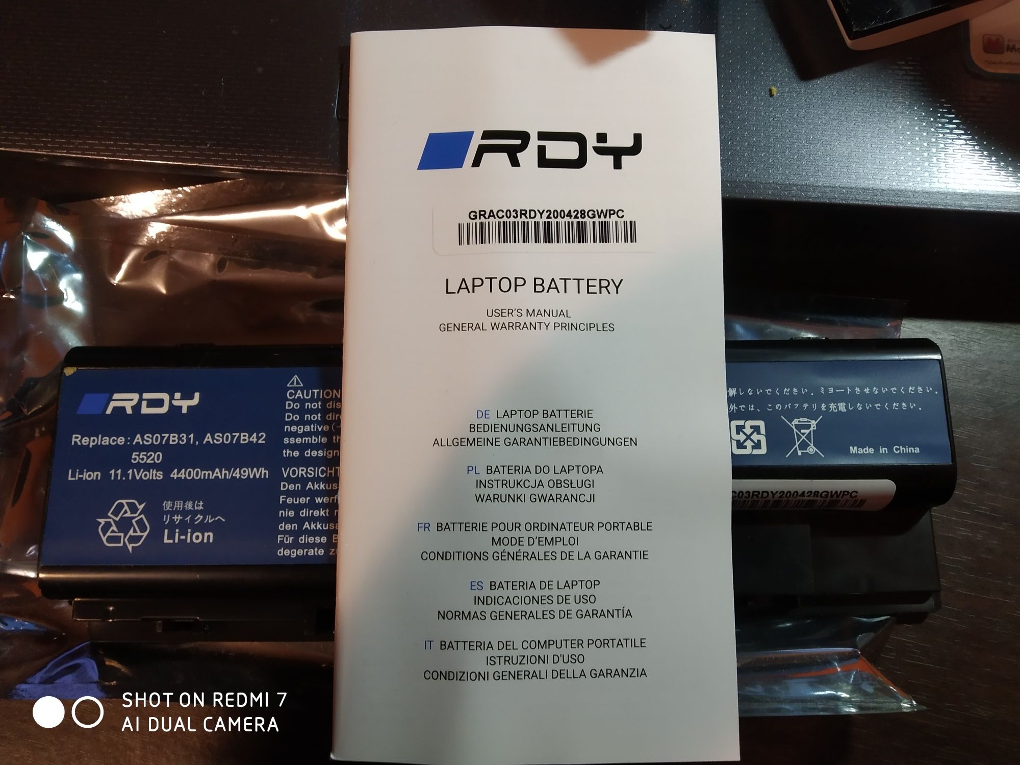 Bateria Acer Aspire 5220, 5520, 5720, 7720 i inne