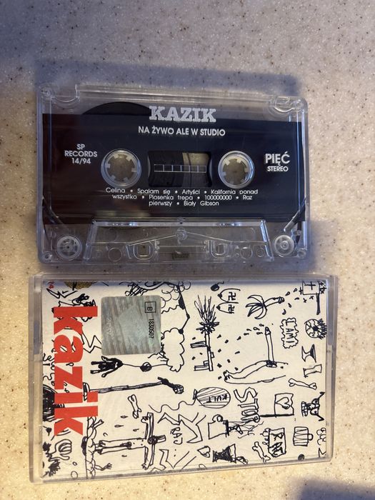 Kazik „Na żywo ale w studio” kaseta magnetofonowa