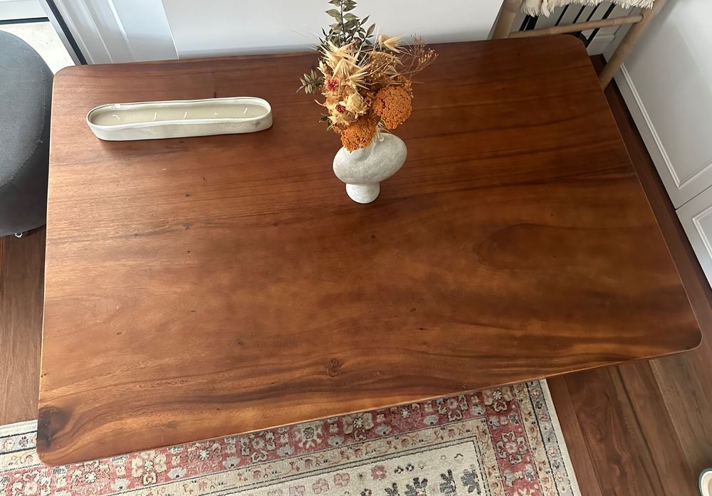 Mesa de centro em madeira maciça de olmo Zara Home