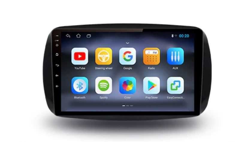 Radio 2 DIN Android para Smart Fortwo - Smart 2 - Novo Garantia