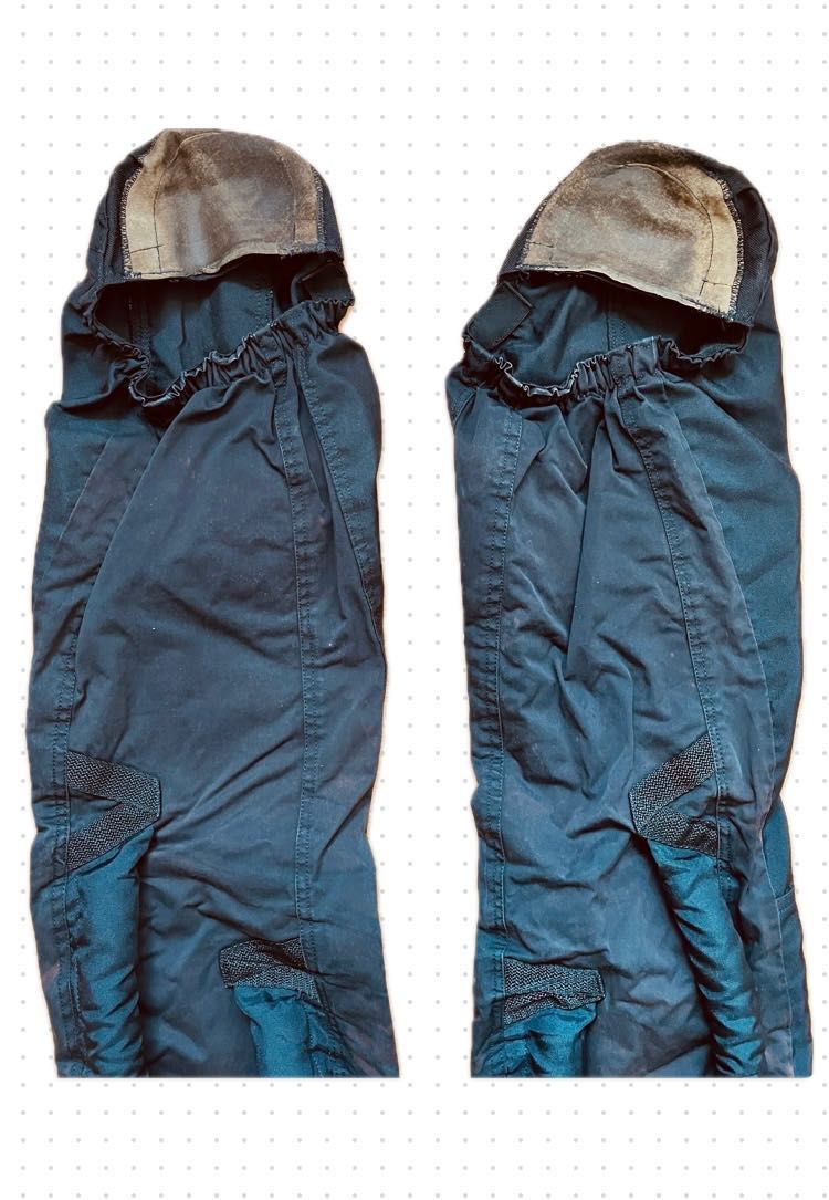 Kombinezon spadochronowy RW z uchwytami i "bootsami" czarny unisex