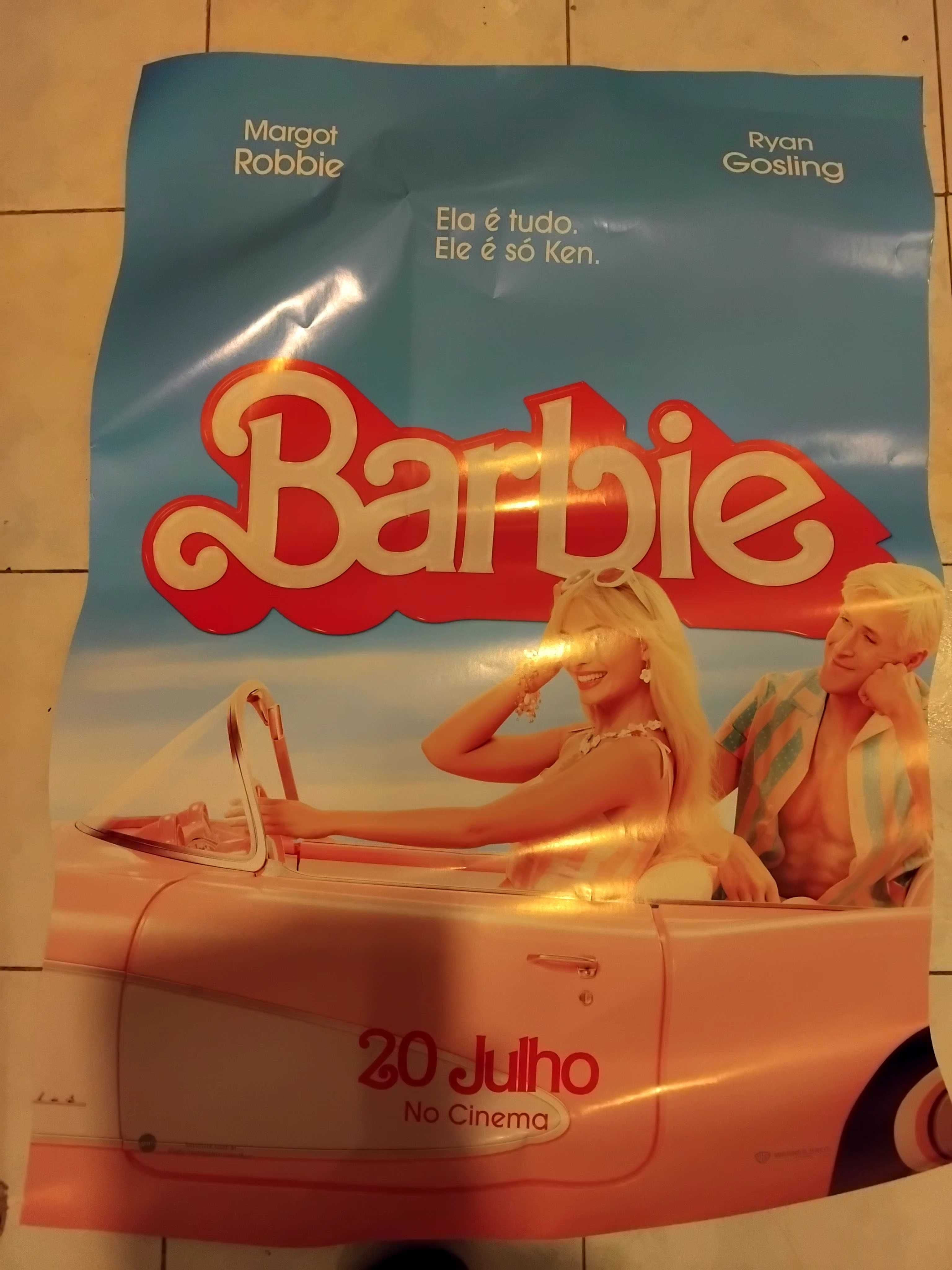 2 cartazes poster de cinema filme Barbie
