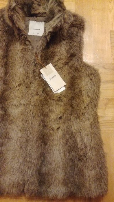 NOWA kamizelka Pull&Bear rozm. L futerko futrzana miś futro