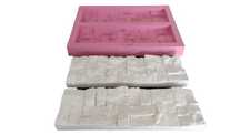 Molde 3d em silicone Mosaico Travertino