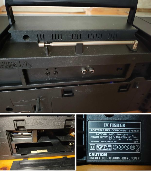Редкая магнитола Fisher PH-W414L (идеал)