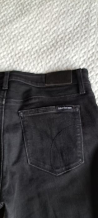 Calça ganga preta Calvin Klein