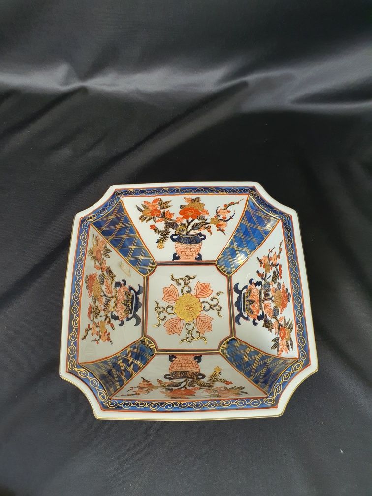 Japońska porcelanowa misa, ręcznie malowana