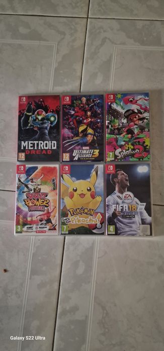 Nintendo switch usada