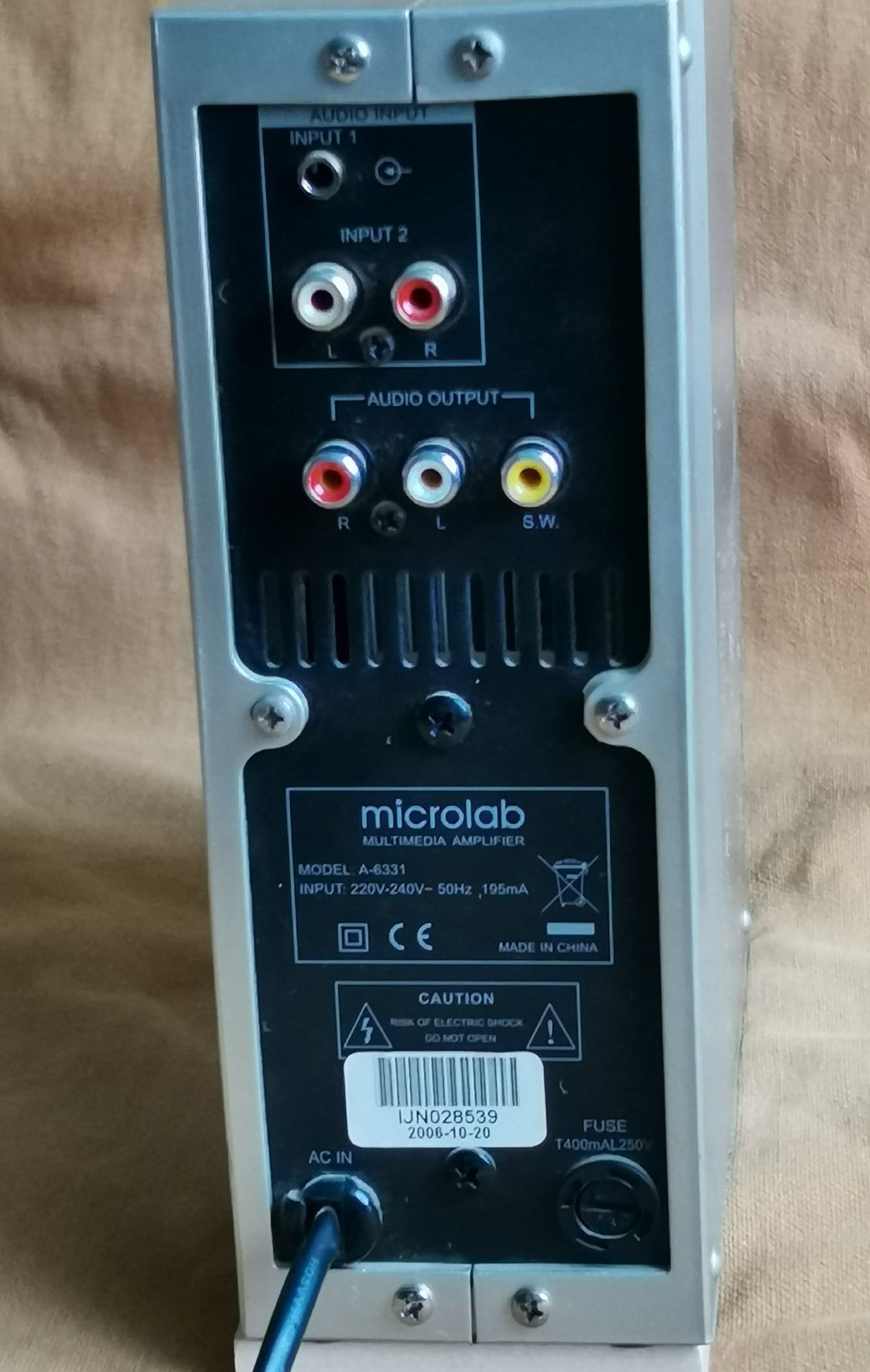 Підсилювач з трьома АС Microlab  A-6331