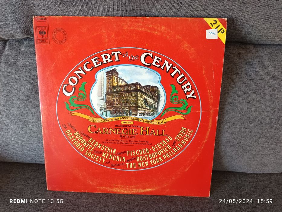 LPs concerto Carnegie Hall