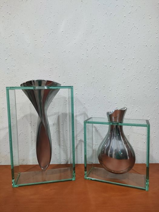 Conjunto de jarras decorativas