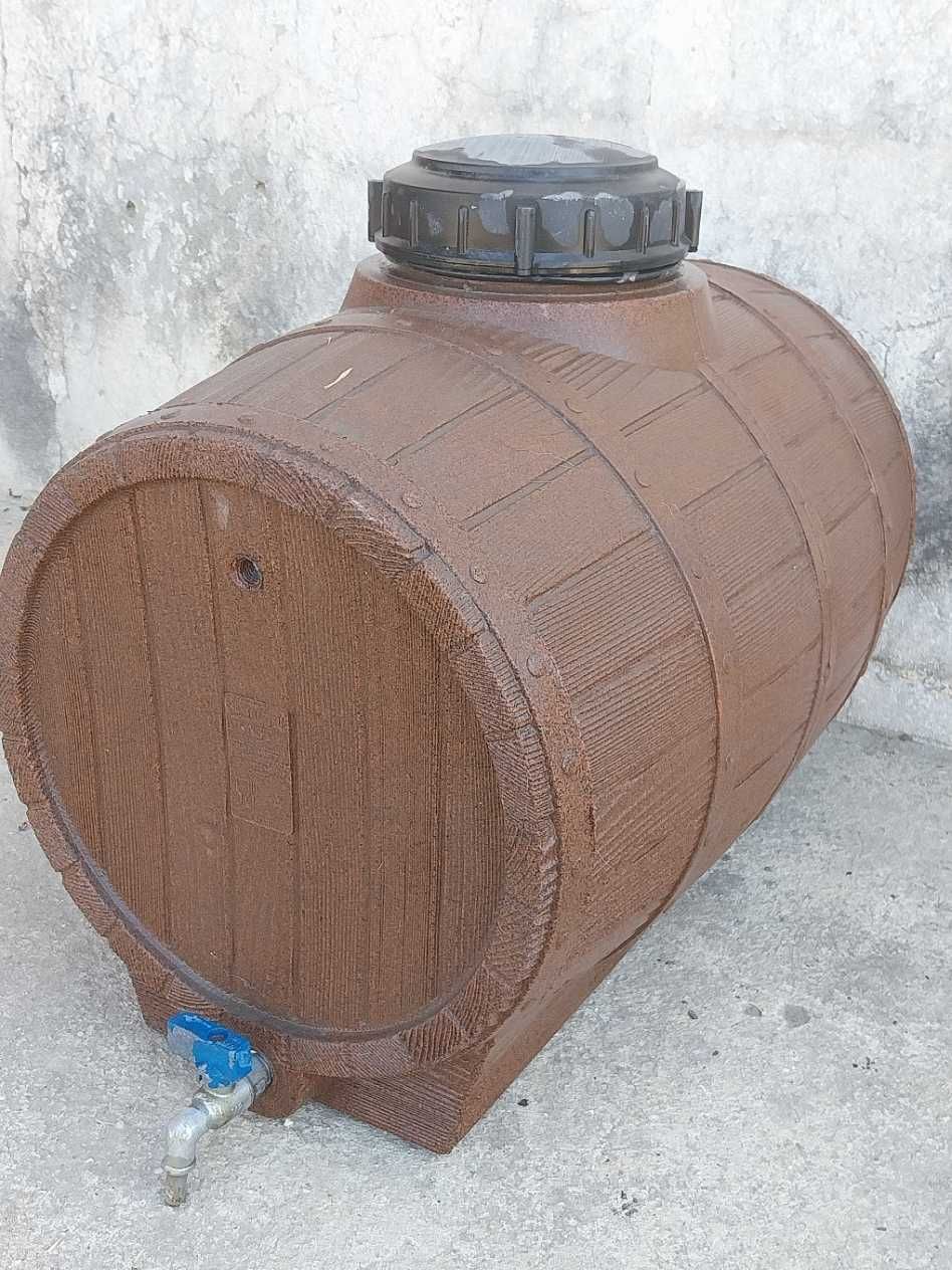 Barril 55l material reciclado como novo