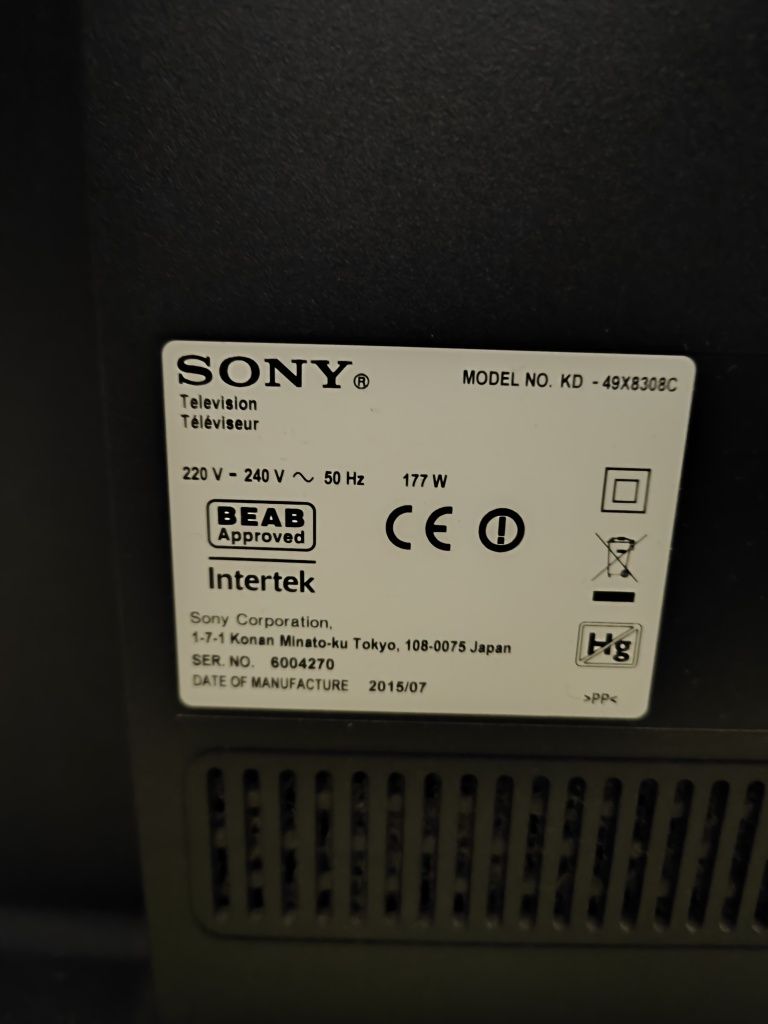 Sony Bravia 49' 4k como nova