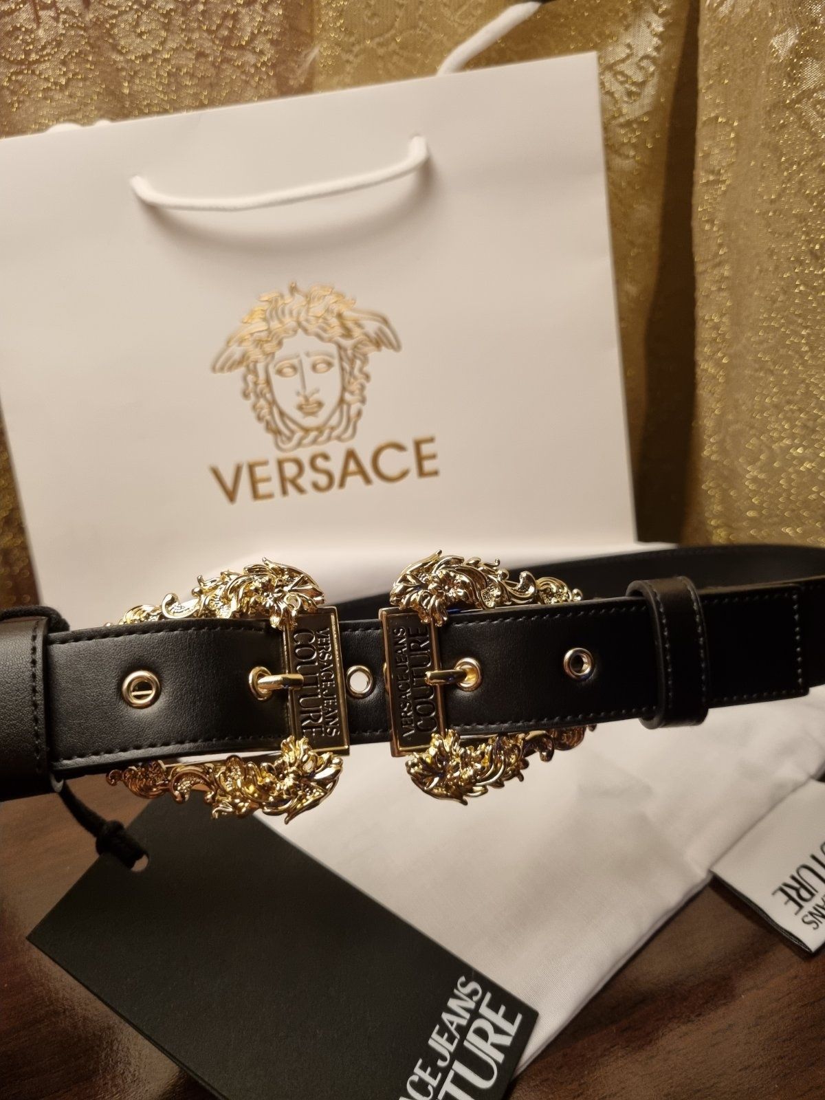 Пояс/ремень Versace Jeans Couture 80см  Италия Оригинал!Натуральная ко