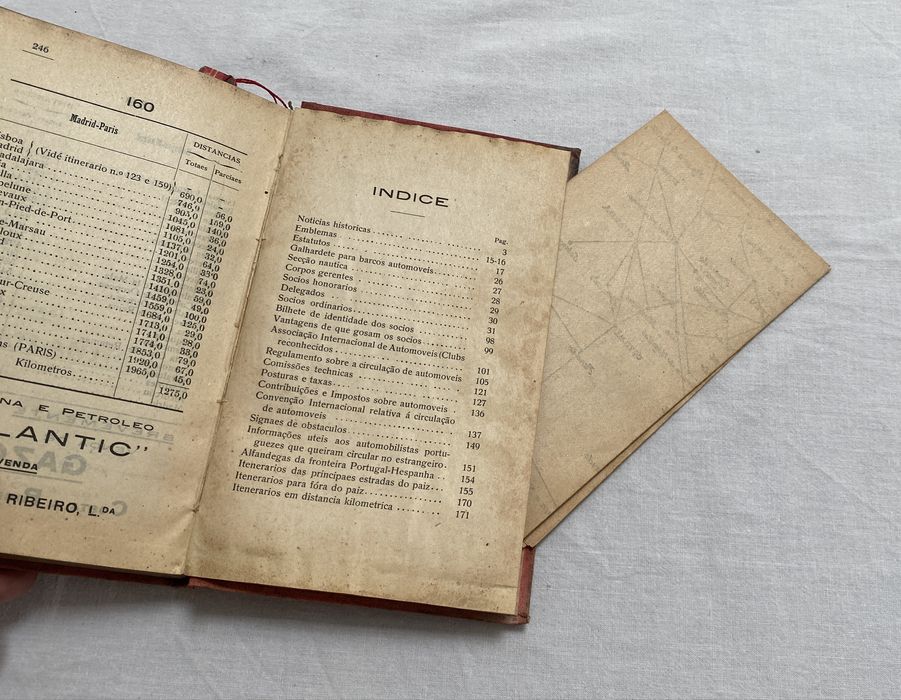 Automóvel Clube de Portugal ACP rally Anuário 1925 raro