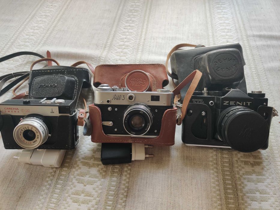 Фотоаппараты Зенит TTL Смена 8М ФЕД-3 Fed-3