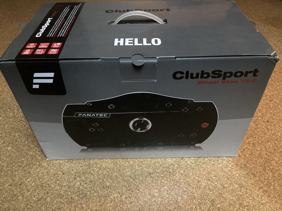 Fanatec CSW v2.5 e Volante Podium Steering Wheel R300